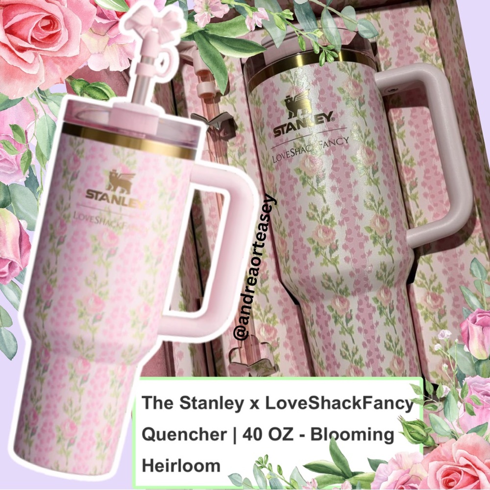The Stanley x LoveShackFancy Quencher | 40 OZ - Blooming Heirloom
